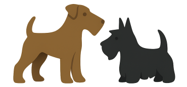 Airedale – Sono arrivati! Sono in otto, 4 femmine e 4 maschi. Mamma e cuccioli stanno bene.